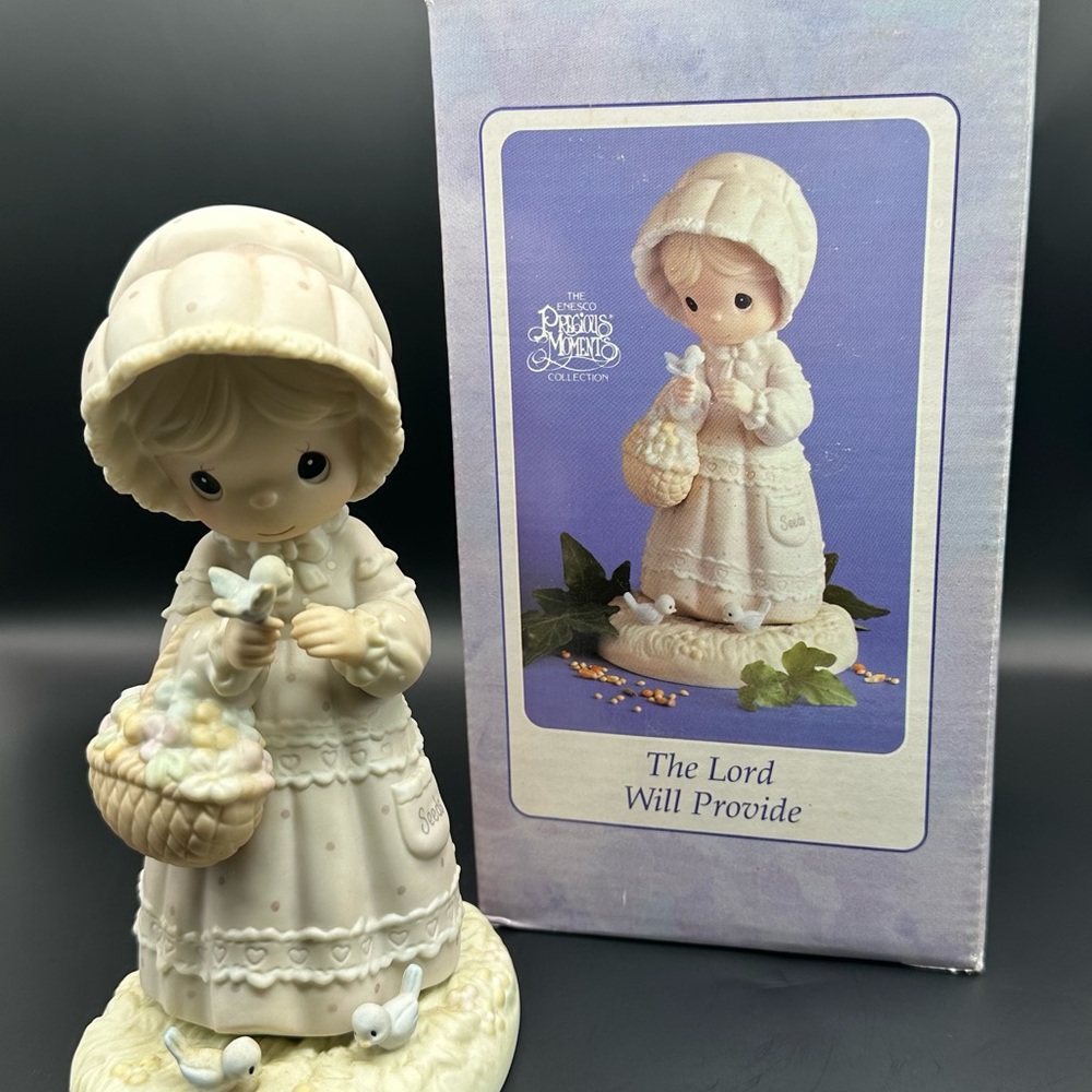 Precious Moments 523593 "The Lord Will Provide" Porcelain Figurine Collection